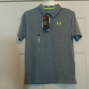 Under Armour Boys Polo Shirt Youth Large
